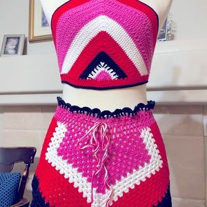 Bikini crochet handmade size s-m new